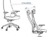 Ergonomiška Biuro kėdė Järvfjället Ikea - nuotraukos Nr. 3