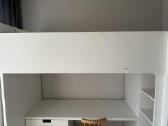 Ikea Smstad aukšta lova su rašomuoju stalu - nuotraukos Nr. 2
