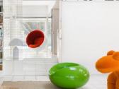 Garden Egg Chair su natūraliu audinės kailiu - nuotraukos Nr. 29