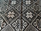 Senovinė rankų darbo lovatiesė su vilna - nuotraukos Nr. 6