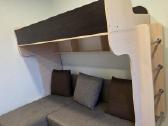 Dviaukštė lova su minkštu kampu - nuotraukos Nr. 2