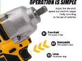 Dewalt Dcf892 20v Smūginis Suktuvas 1/2" - nuotraukos Nr. 7