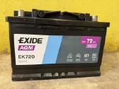 Exide Agm 12v 72ah 760a(en) akumuliatorius - nuotraukos Nr. 3