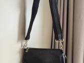 Black genuine leather shoulder/crossbody bag - nuotraukos Nr. 2