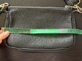 Black genuine leather shoulder/crossbody bag - nuotraukos Nr. 6