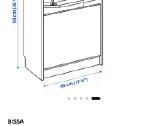 Ikea bissa batų spintelė - nuotraukos Nr. 2