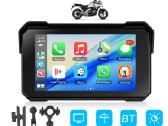 Motociklo navigacija 5' Carplay, Android Auto, Bt - nuotraukos Nr. 2