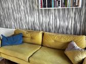 Stilingi ir ryškūs sofa-lova su foteliu ir pufu - nuotraukos Nr. 2