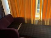 Violetinė viengulė sofa/ lova - nuotraukos Nr. 3