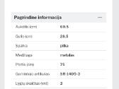 Batų lentyna, pilka sp., 80 cm - nuotraukos Nr. 5