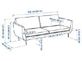 Sofa Smedstorp Ikea - nuotraukos Nr. 5