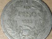 Čilė 1 pesas 1933 - nuotraukos Nr. 2