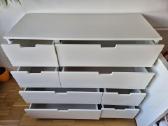Balta Ikea Nordli 8-ių stalčių komoda - nuotraukos Nr. 2