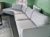 Furninova kampinė sofa – šviesiai pilka - nuotraukos Nr. 3