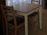 Ikea Lerhamn stalas naudotas 74cm x 74cm. - nuotraukos Nr. 2