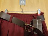 Itališkos bordo kelnės su dirželiu 46 (XL/2xl) d. - nuotraukos Nr. 3