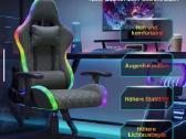 Atlošiama biuro/žaidimų kėdė su Rgb ir masažu. - nuotraukos Nr. 6