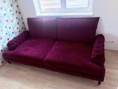 Prabangi bordo klasikinė sofa 240 cm - nuotraukos Nr. 4
