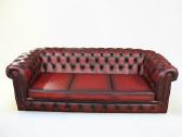 Chesterfield natūralios odos komplektas 3+3 - nuotraukos Nr. 4
