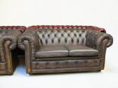 Chesterfield natūralios odos komplektas 3+3 - nuotraukos Nr. 10