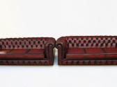 Chesterfield natūralios odos komplektas 3+2 - nuotraukos Nr. 22
