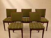 Mid-century baldų komplektas: Sofa + 5-ios kėdės - nuotraukos Nr. 3