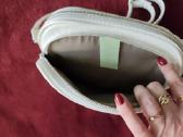Balta trijų skyrių crossbody rankinė per petį - nuotraukos Nr. 5