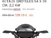 Q 2400 Weber elektrinis grilius - nuotraukos Nr. 6