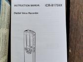 Sanyo Icr-b175nx skaitmeninis diktofonas nenaudota - nuotraukos Nr. 3