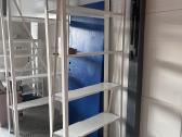 Metalinis baltas stelažas 5 lentynų, 2 vnt - nuotraukos Nr. 2