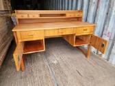 Vintažinis mid century rašomojo stalas - nuotraukos Nr. 5
