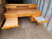 Vintažinis mid century rašomojo stalas - nuotraukos Nr. 8