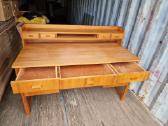 Vintažinis mid century rašomojo stalas - nuotraukos Nr. 9