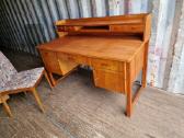 Vintažinis mid century rašomojo stalas - nuotraukos Nr. 20