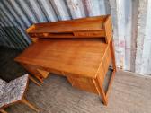 Vintažinis mid century rašomojo stalas - nuotraukos Nr. 16