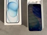 iPhone 15 blue 128gb 86% baterija - nuotraukos Nr. 2
