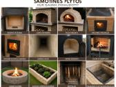 Šamotinės ugniai atsparios plytos, apie 95 vnt. - nuotraukos Nr. 2