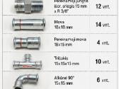 Xpress Presuojamų Fitingų komplektas santechnikui - nuotraukos Nr. 2
