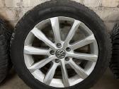 VW R17 ratlankiai su žiem. padangomis 215/55/r17 - nuotraukos Nr. 3
