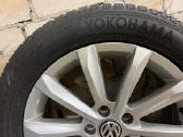 VW R17 ratlankiai su žiem. padangomis 215/55/r17 - nuotraukos Nr. 6