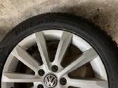 VW R17 ratlankiai su žiem. padangomis 215/55/r17 - nuotraukos Nr. 7