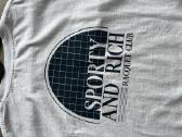 Baltai „Sporty & Rich“ marškinėliai, L dydis - nuotraukos Nr. 5
