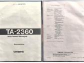 Marantz Sd 6020 Onkyo Ta-2055 Ta-2360 - nuotraukos Nr. 30