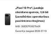 Parduodu Google Pixel 10 Pro 128gb Obsidian Black - nuotraukos Nr. 9
