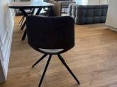 Sofaforma valgomojo kėdės, 4 vnt - pilkos, sukamos - nuotraukos Nr. 8