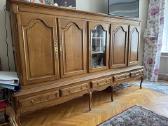 Medinė ąžuolinė antikvarinė lentyna indauja - nuotraukos Nr. 2