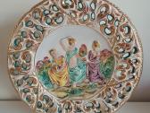 Vintažinė lėkštė Capodimonte - nuotraukos Nr. 3