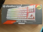 Žaidimų klaviatūra Steelseries Apex 3 Tkl (balta) - nuotraukos Nr. 4