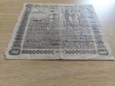 Suomijos banknotas 100 Markkaa 1939 m - nuotraukos Nr. 2