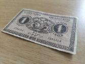 Suomijos banknotas 1 Markkaa 1918 m - nuotraukos Nr. 2